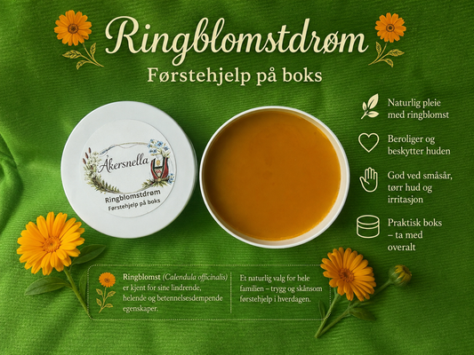 Ringblomstdraum - balm for tørr og irritert hud – ringblomst og vitamin E